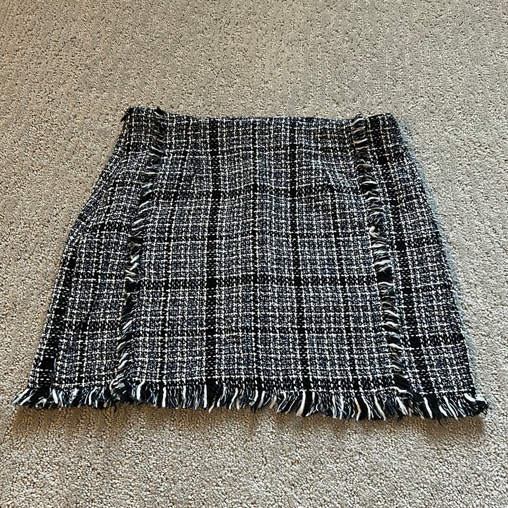 Mock tweed skirt